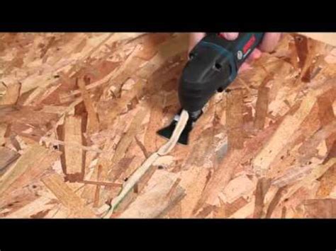 Bosch Multi X Mx Oscillating Tool Demo Youtube