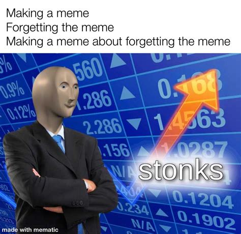 Very Smart Stonks Rmeme