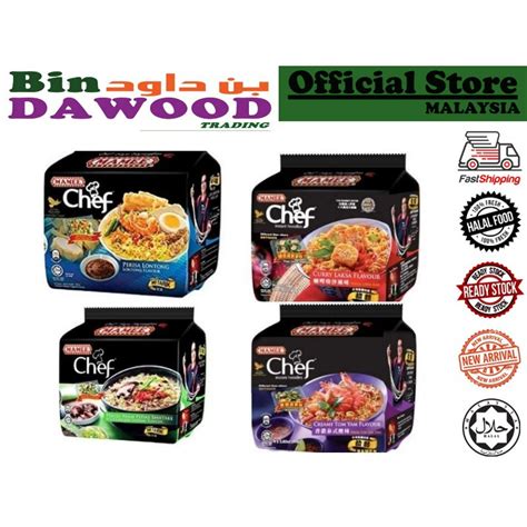 Mamee Chef Pack Instant Noodle 4 Packs Mamee Chef Mee Tarik Mee