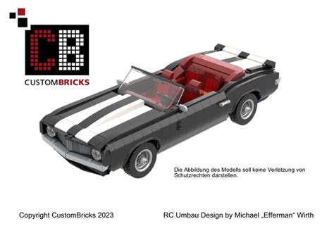 LEGO MOC Custom Lego Chevrolet Camaro Z28 RC conversion instruction by ...