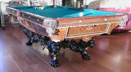 Restored Brunswick Monarch Pool Table Antique Pool Tables Pool Table