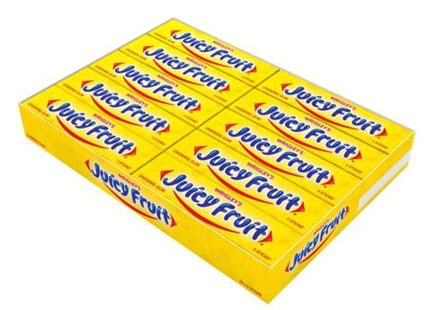 Жевательная резинка Wrigley's Juicy Fruit Ригли джуси фрут, 1 упаковка ...