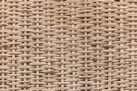 Beige Wicker Basket Texture Background Abstract Symmetric Seamless