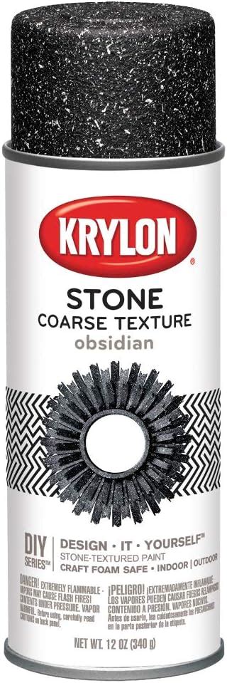 Krylon K Make It Stone Textured Aerosol Spray Paint Ounce