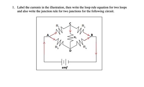 Solved 1 Label The Currents In The Illustration Then Write