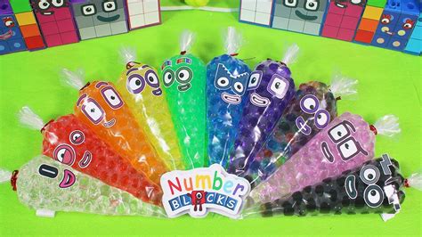 Numberblocks Relaxing With Orbeez Piping Bag Satisfying Orbeez Asmr