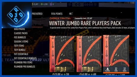 Opening Winter Jumbo Rare Player Pack S Fifa Worth It Youtube