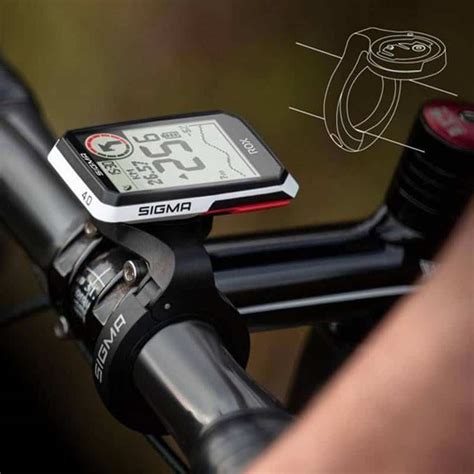 Compteur de Vélo sans Fil GPS Sigma ROX 4 0 30 Fonctions Blanc