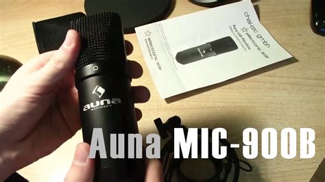 Auna Mic B Usb Mikrofon Review Sound Youtube