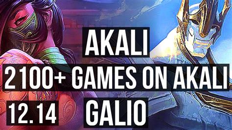 Akali Vs Galio Mid Games Legendary M Mastery