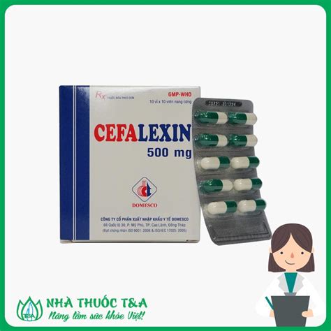 Thuốc Kháng Sinh Cefalexin 500Mg Điều Trị Nhiễm Khuẩn - Nhà thuốc T&A