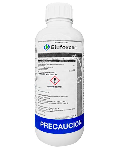 Glufoxone Glufosinato De Amonio Ml Syngenta Agro Caminante