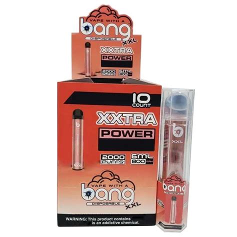 Bang Xxl Vape Desechable 2000 Puffs E Kit De Arranque De Cigarrillos