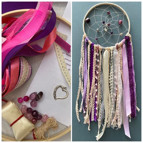 Make Your Own Dreamcatcher Diy Boho Dream Catcher Kit Etsy