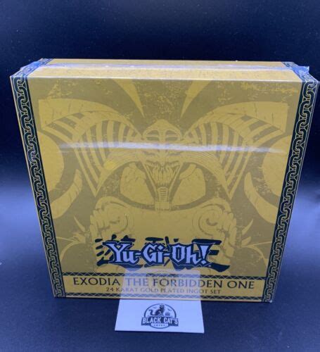 Yu Gi Oh Exodia The Forbidden One Limited Edition 24k Gold Plated