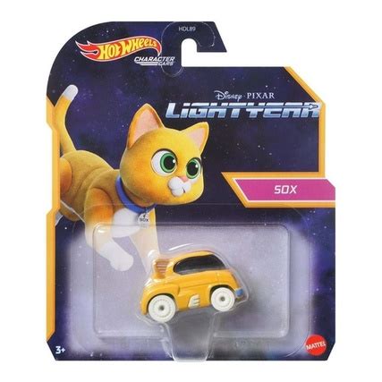 Hot Wheels Disney Pixar Lightyear Gato Sox Character Cars Shopee Brasil