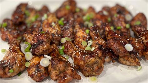 Perfect Game Day Teriyaki Glazed Chicken Wings Youtube