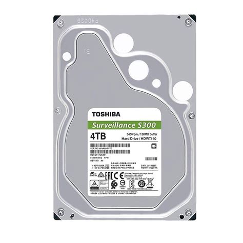 Silver Toshiba S300 3 5 Inch Surveillance 4TB Internal Hard Drive At Rs