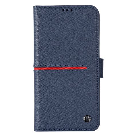 Gebei Top Grain Leather Horizontal Flip Protective Case With Holder