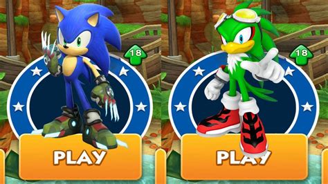 Sonic Dash Boscage Maze Sonic Vs Jet The Hawk New Character Unlocked