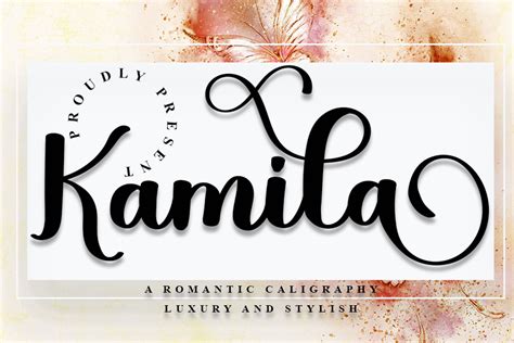 Kamila Font Freshtypeink Fontspace