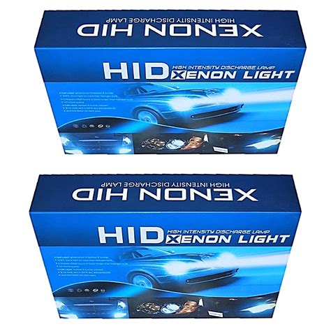 K Super White Hi Low H Hid Light Bulbs Bi Xenon Slim Ballast