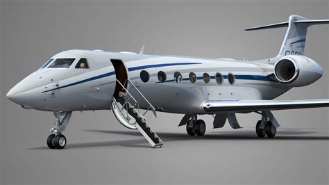 Gulfstream G550 Business Jet 3d Model Turbosquid 1545902