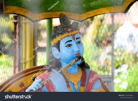 Statue Lord Krishna Playing Flute Stock Photo 1383548402 | Shutterstock