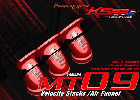 Honda CB CBR650R KSPP High Flow Velocity Stacks 19 24