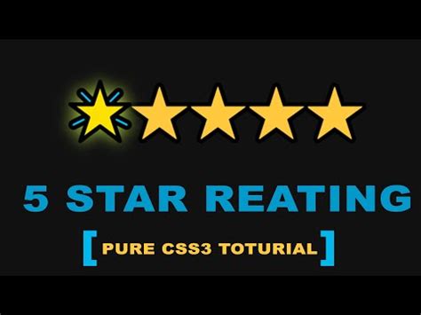 Wordpress Expert Pure Css Star Rating Widget How To Create A