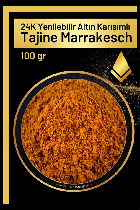 Tos The Organic Spices Tajine Marrakesch Gr K Yenilebilir Alt N