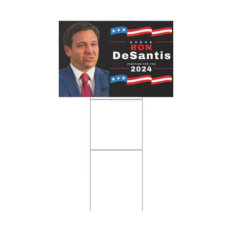Ron Desantis 2024 Yard Sign Ron Desantis For President 2024 Yard Sign