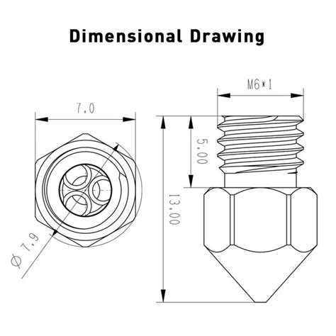 Cht Nozzle Mk8 High Flow 1 75mm Filament Hardened Steel Nozzles