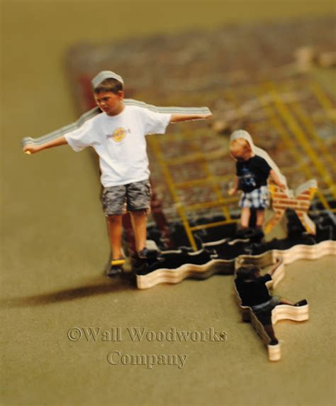 Kids at the Playground - Handmade Wood Photo Jigsaw Puzzle - Wall ...