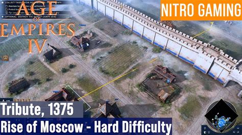 Age Of Empires 4 Campaign Rise Of Moscow Tribute Gameplay Hard Difficulty Walkthrough