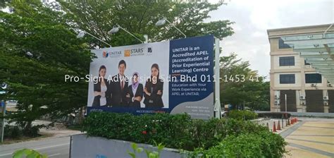 Billboard Tarpaulin Printing Unitar 2022 Kelana Jaya Ampang