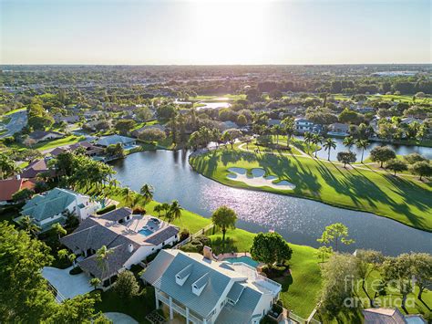 Aerial Photo Of The Lago Mar Country Club In Plantation Florida