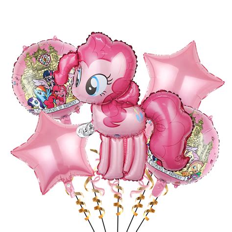 Set Globos Aluminio Decorativo para Cumpleaños My Little Pony Pinkie