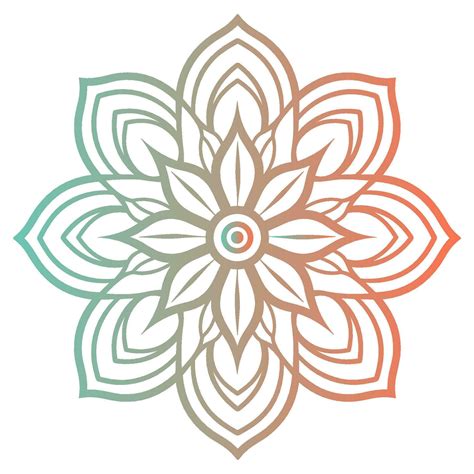 Colorful Mandala Vector Isolated On A White Background Free 35156394