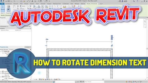 Revit How To Rotate Dimension Text Tutorial YouTube