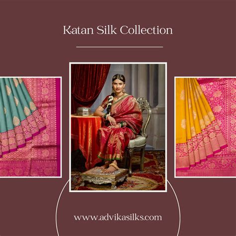 Advika Silks Wedding Wear Katan Silk Saree 5 5 M Separate Blouse