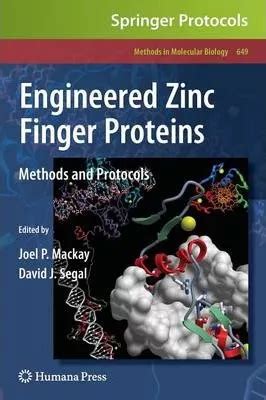 Libro Engineered Zinc Finger Proteins Methods And Proto Envío gratis