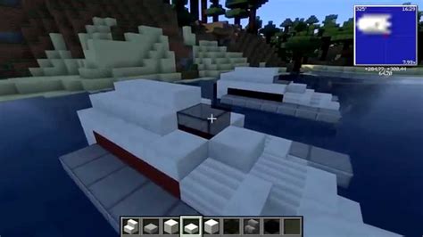 Minecraft TUTO Bateau De Course YouTube