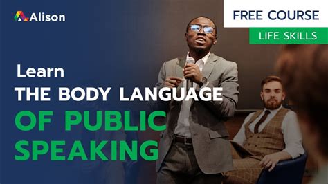 The Body Language Of Public Speaking Free Online Course With