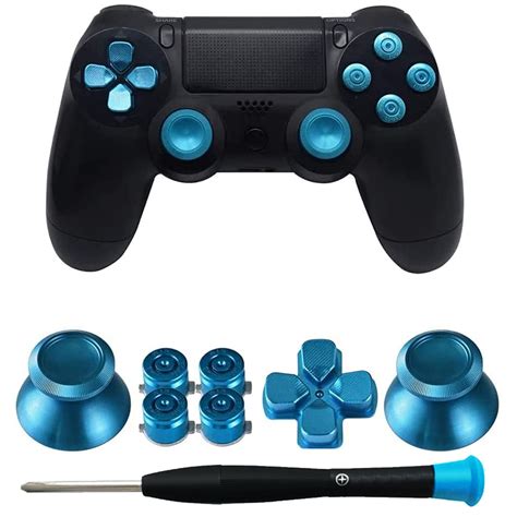 Metal Bullet Buttons for Playstation 4 PS4 / Slim / Pro Dualshock 4 ...