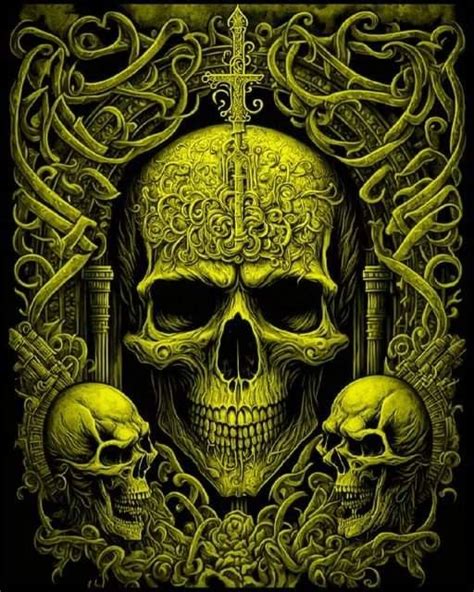 Pin By George Schreffler On Skulls Skull Artwork Horror Art Skull Decor