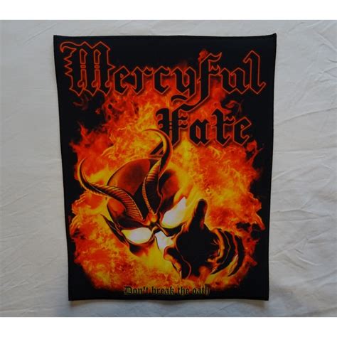 Mercyful Fate Dont Break The Oath Backpatch Rückenaufnäher Aufnäher