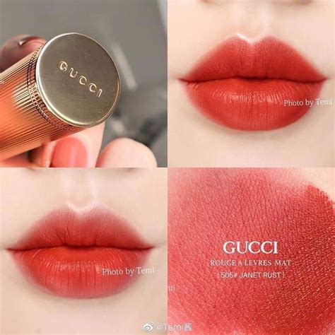 Son L Gucci Janet Rust Rouge L Vres Mat Lipstick