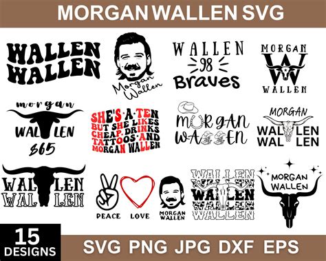 Morgan Wallen Svg Morgan Wallen Png Morgan Wallen Png Wallen Png
