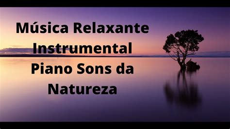 M Sica Relaxante Instrumental Piano Sons Da Natureza Som Das Aguas